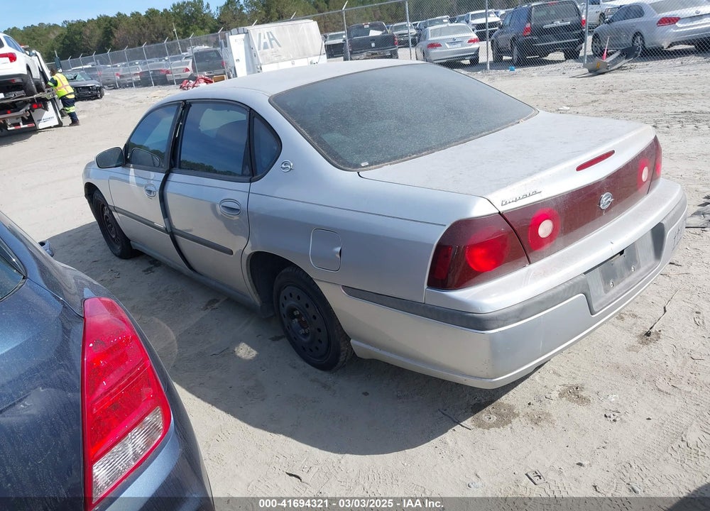 2002 CHEVROLET IMPALA VIN: 2G1WF52E429186304