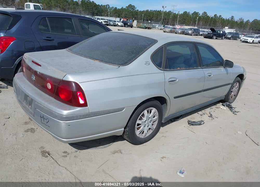 2002 CHEVROLET IMPALA VIN: 2G1WF52E429186304