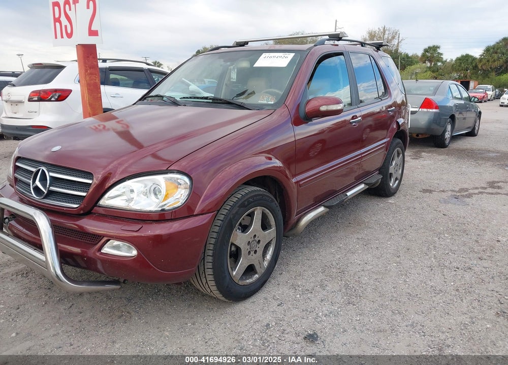 2002 MERCEDES-BENZ ML 500 VIN: 4JGAB75E82A327928