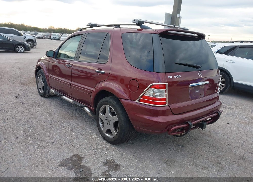 2002 MERCEDES-BENZ ML 500 VIN: 4JGAB75E82A327928