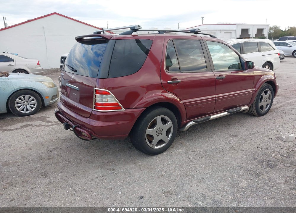 2002 MERCEDES-BENZ ML 500 VIN: 4JGAB75E82A327928