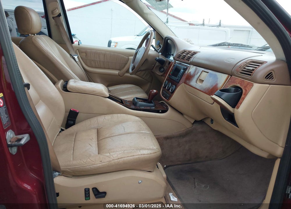 2002 MERCEDES-BENZ ML 500 VIN: 4JGAB75E82A327928