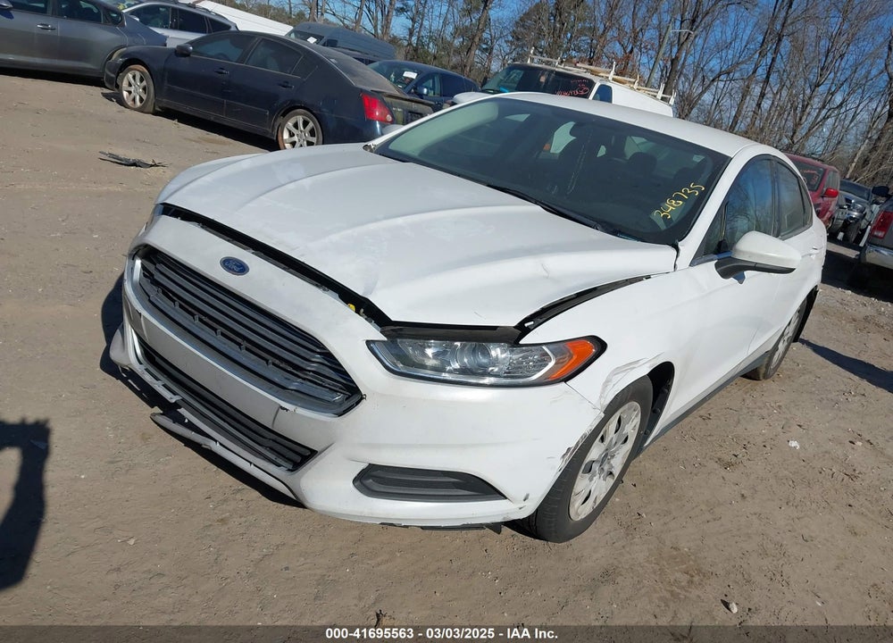 2013 FORD FUSION VIN: 3FA6P0G73DR348735