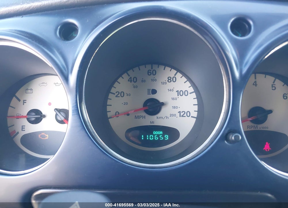 2003 CHRYSLER PT CRUISER VIN: 3C4FY58B63T654207