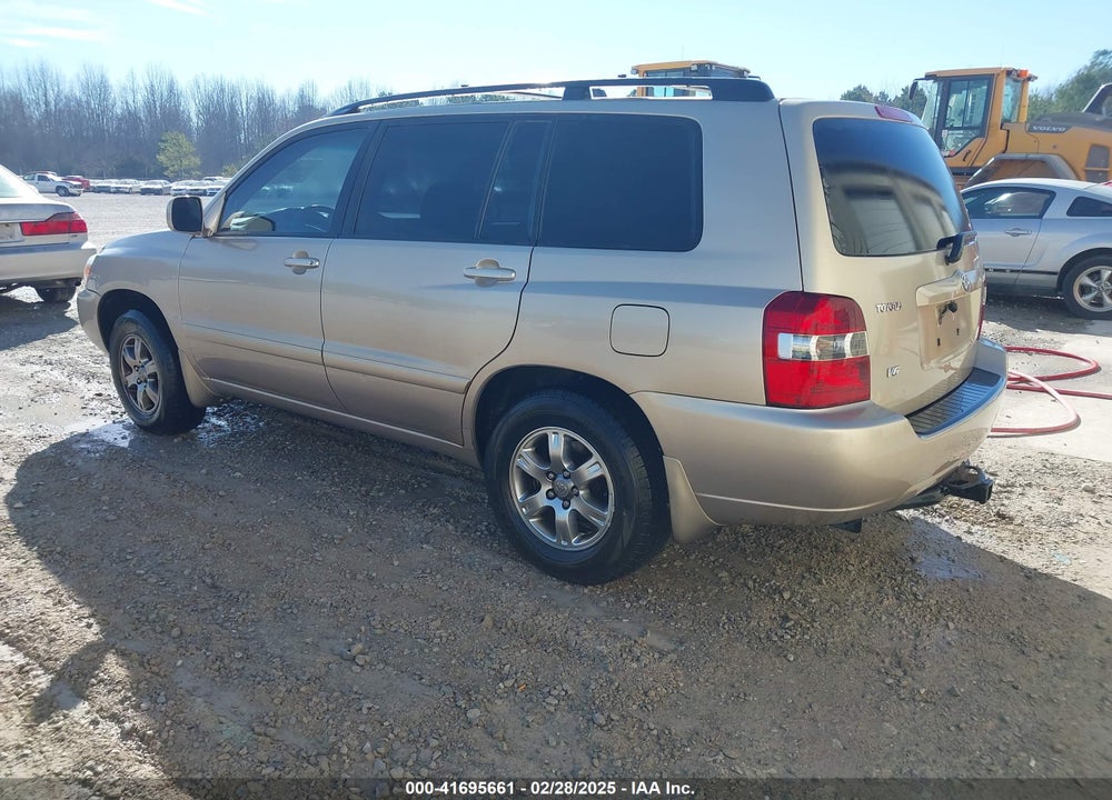 2005 TOYOTA HIGHLANDER V6 VIN: JTEGP21A950081547