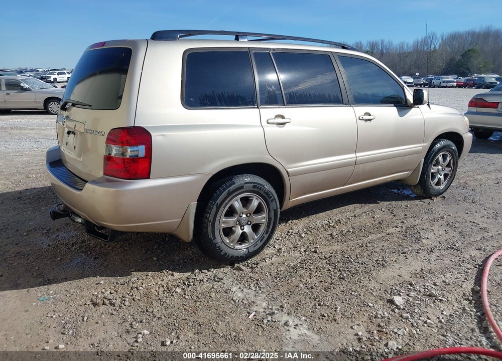 2005 TOYOTA HIGHLANDER V6 VIN: JTEGP21A950081547