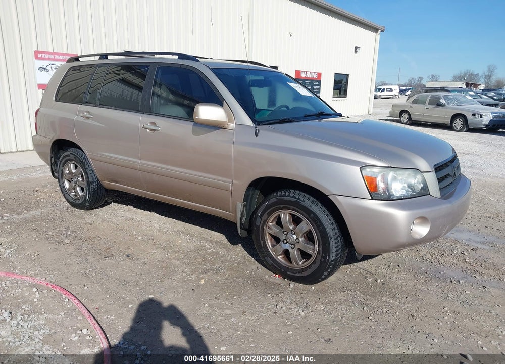 2005 TOYOTA HIGHLANDER V6 VIN: JTEGP21A950081547