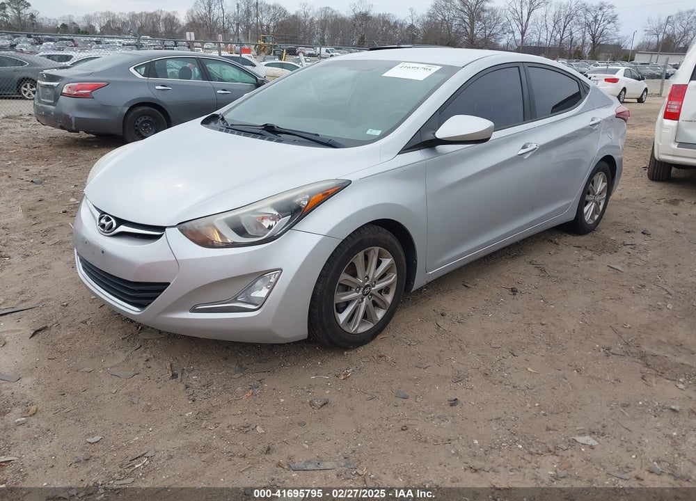 2014 HYUNDAI ELANTRA VIN: KMHDH4AE5EU087028