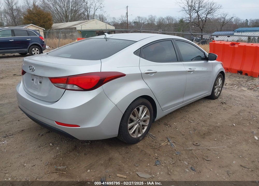 2014 HYUNDAI ELANTRA VIN: KMHDH4AE5EU087028