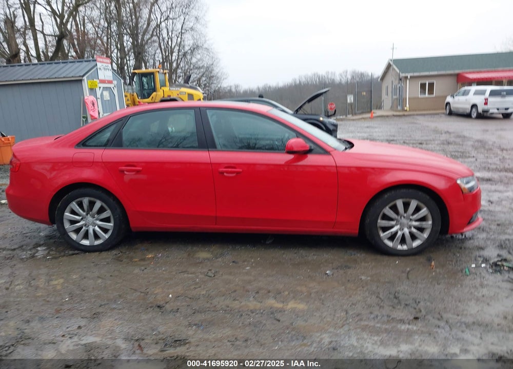 2014 AUDI A4 VIN: WAUBFAFL6EN025510