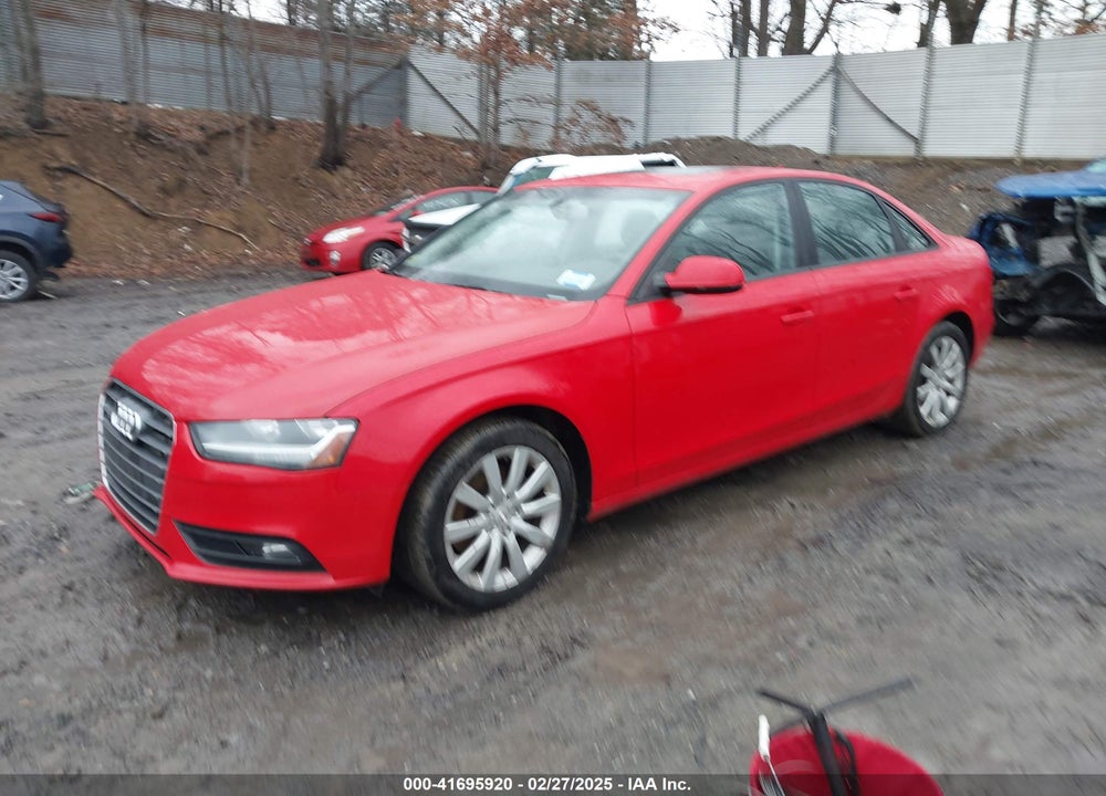 2014 AUDI A4 VIN: WAUBFAFL6EN025510