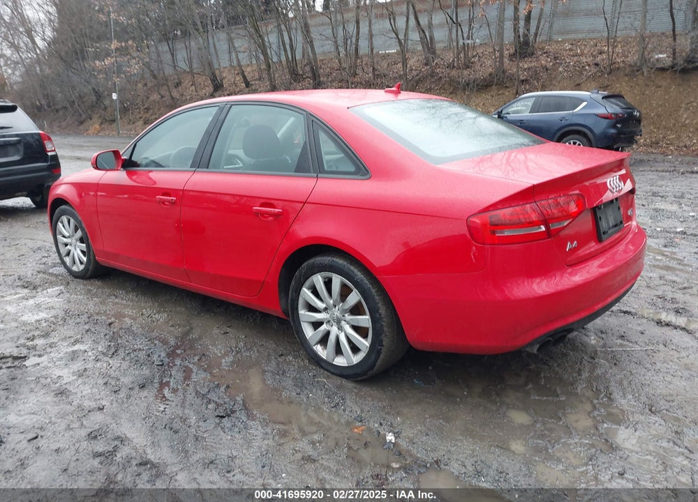 2014 AUDI A4 VIN: WAUBFAFL6EN025510