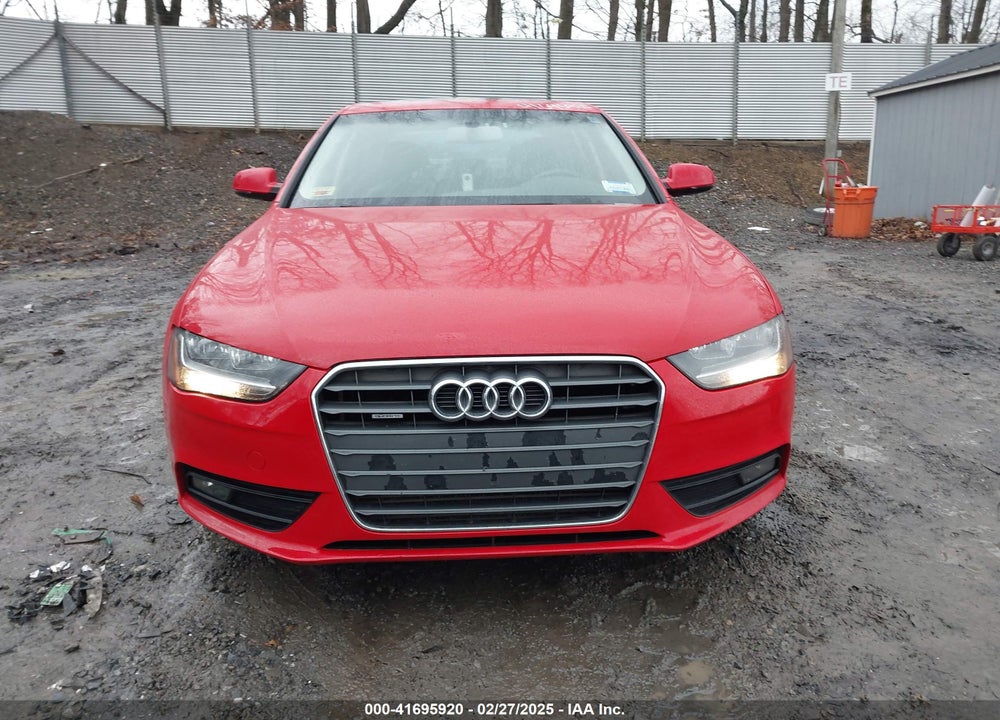 2014 AUDI A4 VIN: WAUBFAFL6EN025510