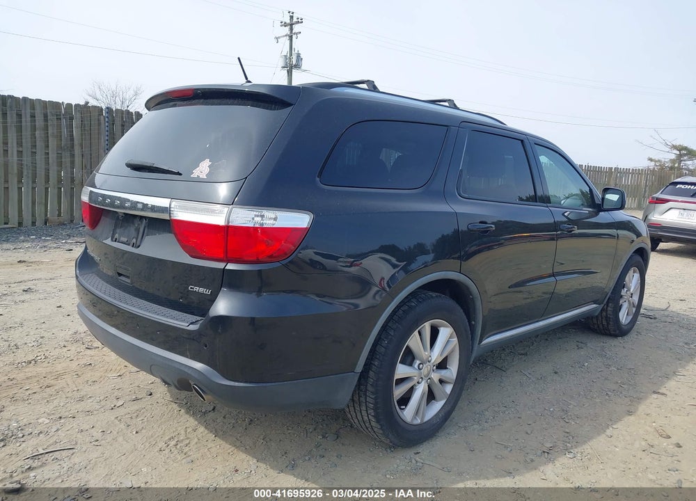 2011 DODGE DURANGO CREW VIN: 1D4RD4GG0BC598102