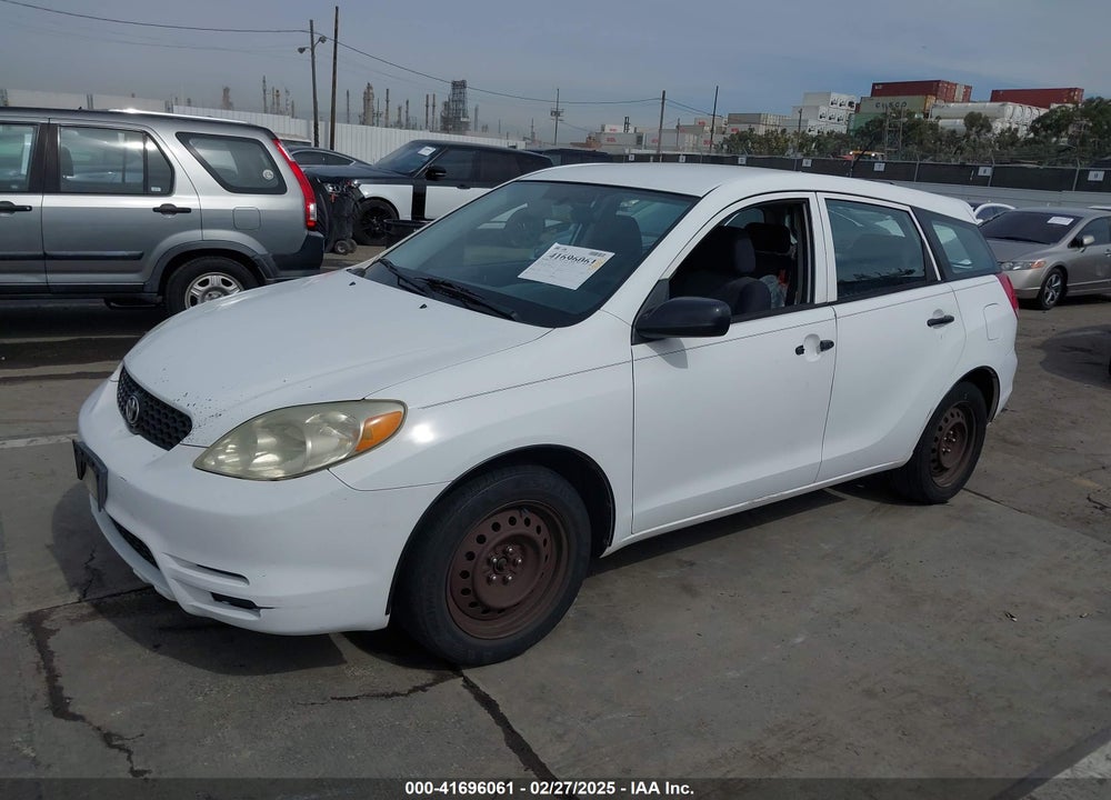 2004 TOYOTA MATRIX STANDARD VIN: 2T1KR32E84C299631