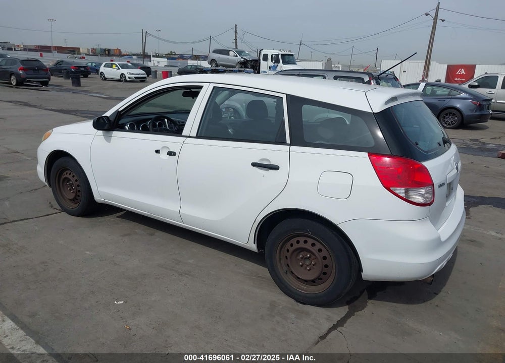 2004 TOYOTA MATRIX STANDARD VIN: 2T1KR32E84C299631