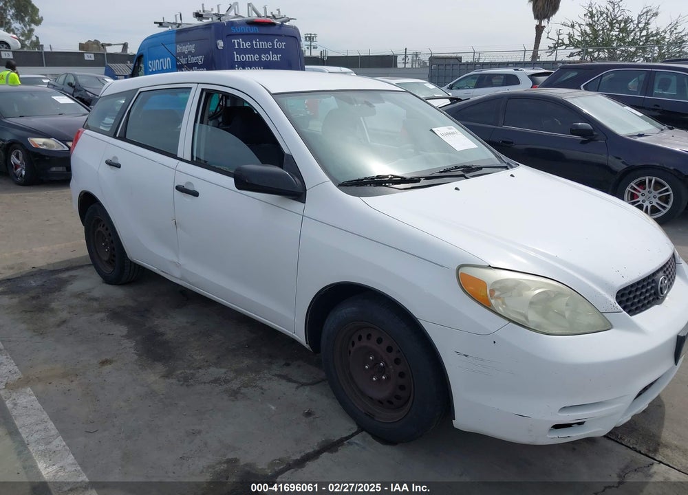 2004 TOYOTA MATRIX STANDARD VIN: 2T1KR32E84C299631