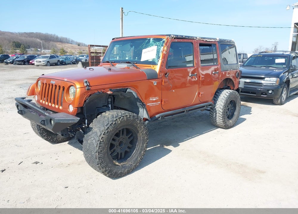 2011 JEEP WRANGLER UNLIMITED SAHARA VIN: 1J4HA5H17BL509444
