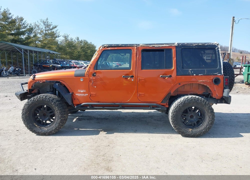 2011 JEEP WRANGLER UNLIMITED SAHARA VIN: 1J4HA5H17BL509444