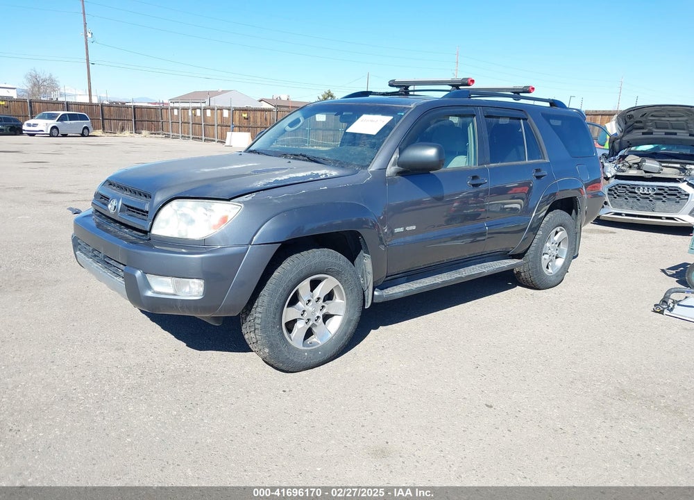 2004 TOYOTA 4RUNNER SR5 V6 VIN: JTEBU14R540054455