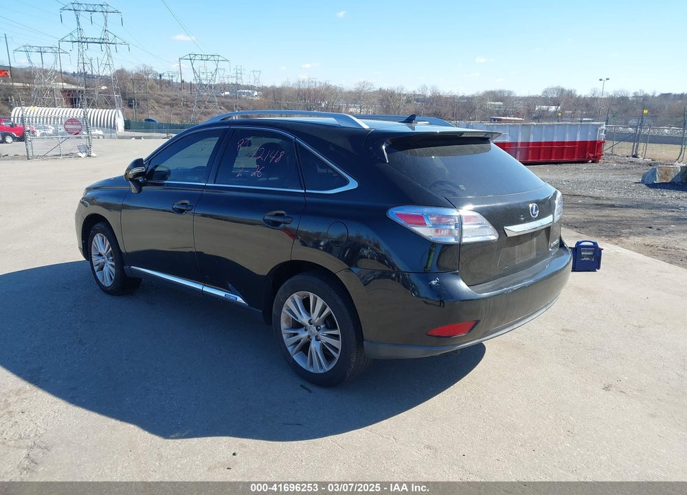 2011 LEXUS RX 450 VIN: JTJBC1BA4B2036354