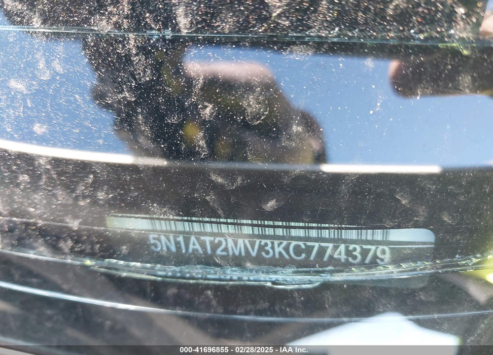 2019 NISSAN ROGUE SL VIN: 5N1AT2MV3KC774379