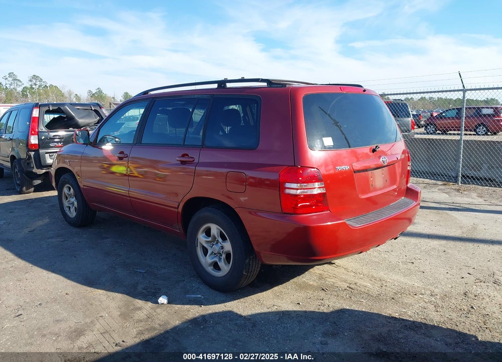 2002 TOYOTA HIGHLANDER VIN: JTEGD21A520042880