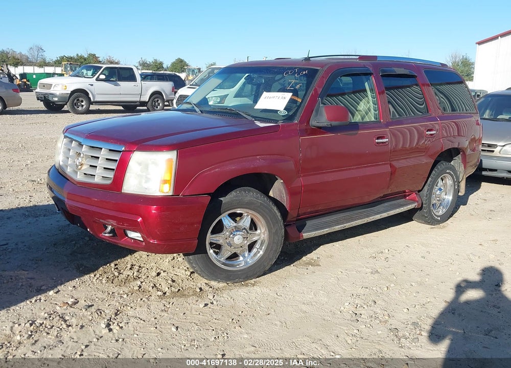 2002 CADILLAC ESCALADE STANDARD VIN: 1GYEK63N32R282329