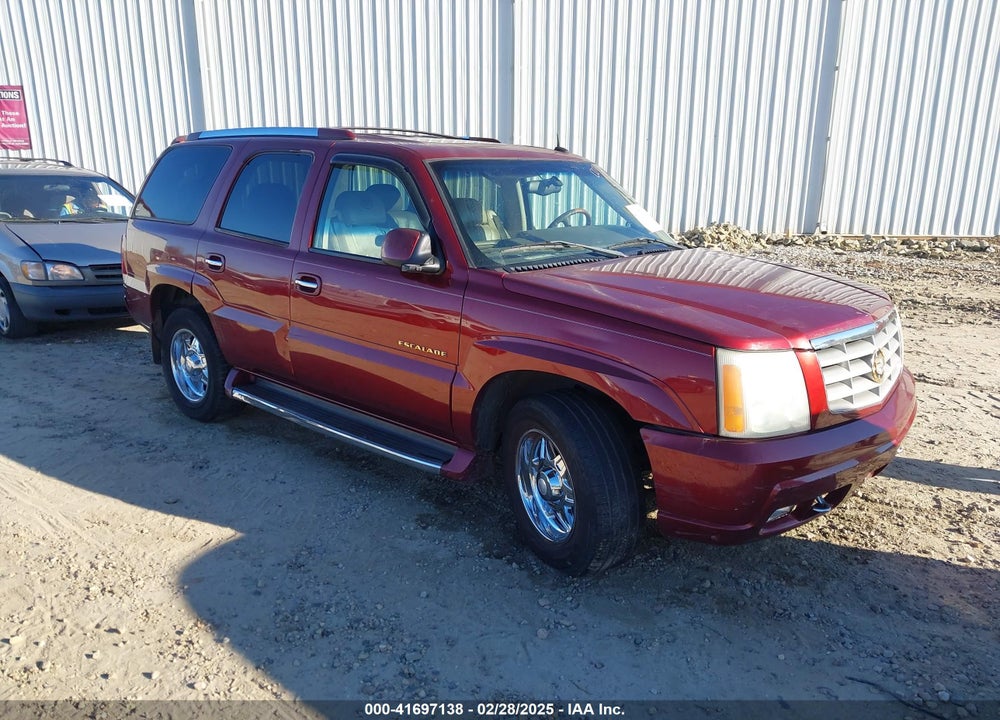 2002 CADILLAC ESCALADE STANDARD VIN: 1GYEK63N32R282329