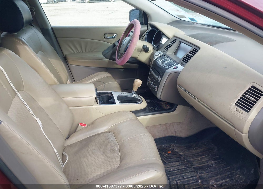 2009 NISSAN MURANO VIN: JN8AZ18W09W115222