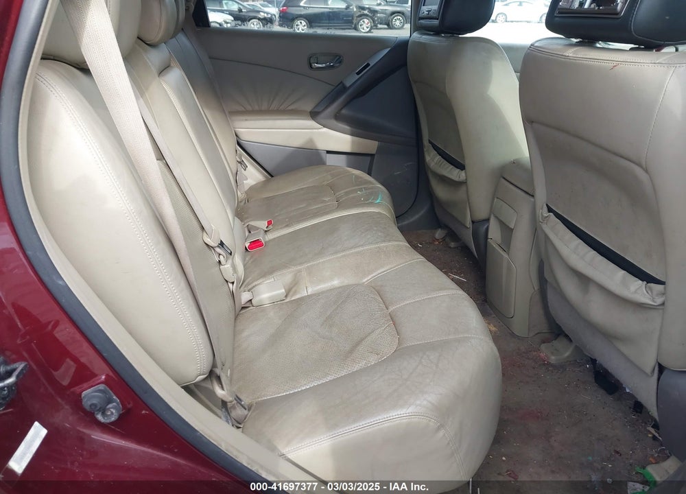 2009 NISSAN MURANO VIN: JN8AZ18W09W115222