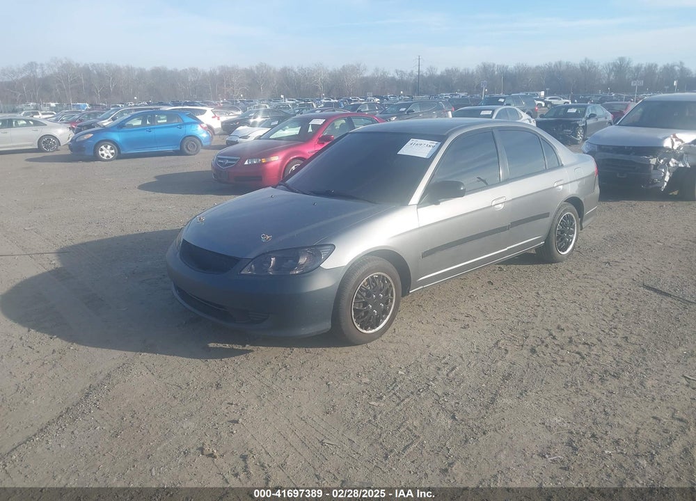 2004 HONDA CIVIC LX VIN: 2HGES16524H589130