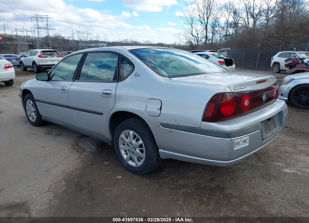 2002 CHEVROLET IMPALA VIN: 2G1WF52E829371942