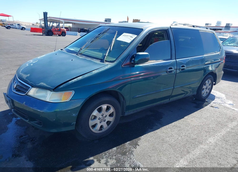 2002 HONDA ODYSSEY EX VIN: 5FNRL18622B008330