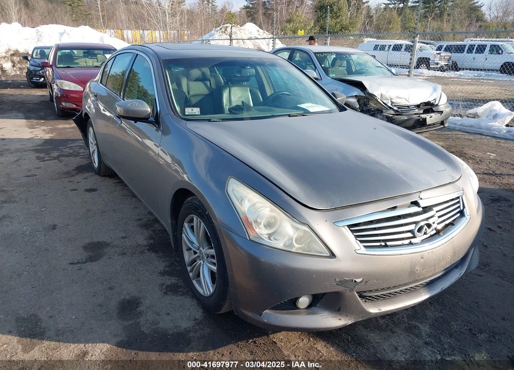 2011 INFINITI G37X VIN: JN1CV6AR9BM401852