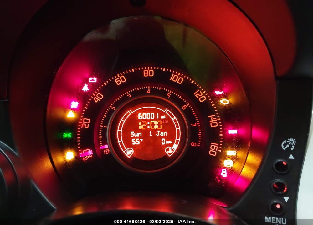 2013 FIAT 500 ABARTH VIN: 3C3CFFFHXDT744066