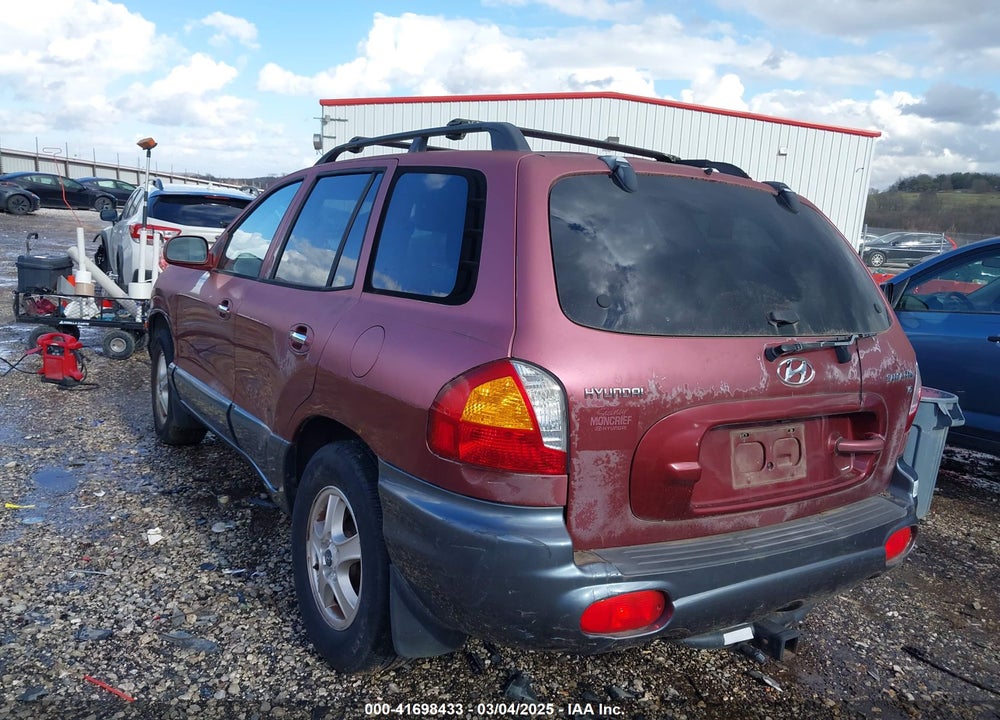 2002 HYUNDAI SANTA FE GLS/LX VIN: KM8SC13D32U230286