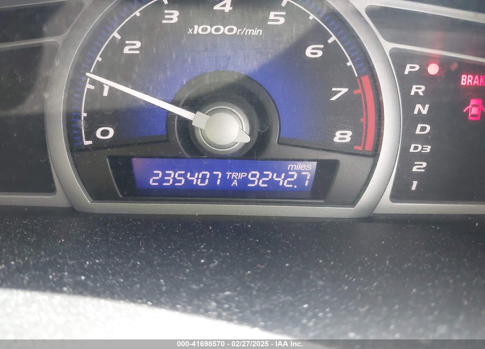 2009 HONDA CIVIC LX VIN: 2HGFG12689H541840