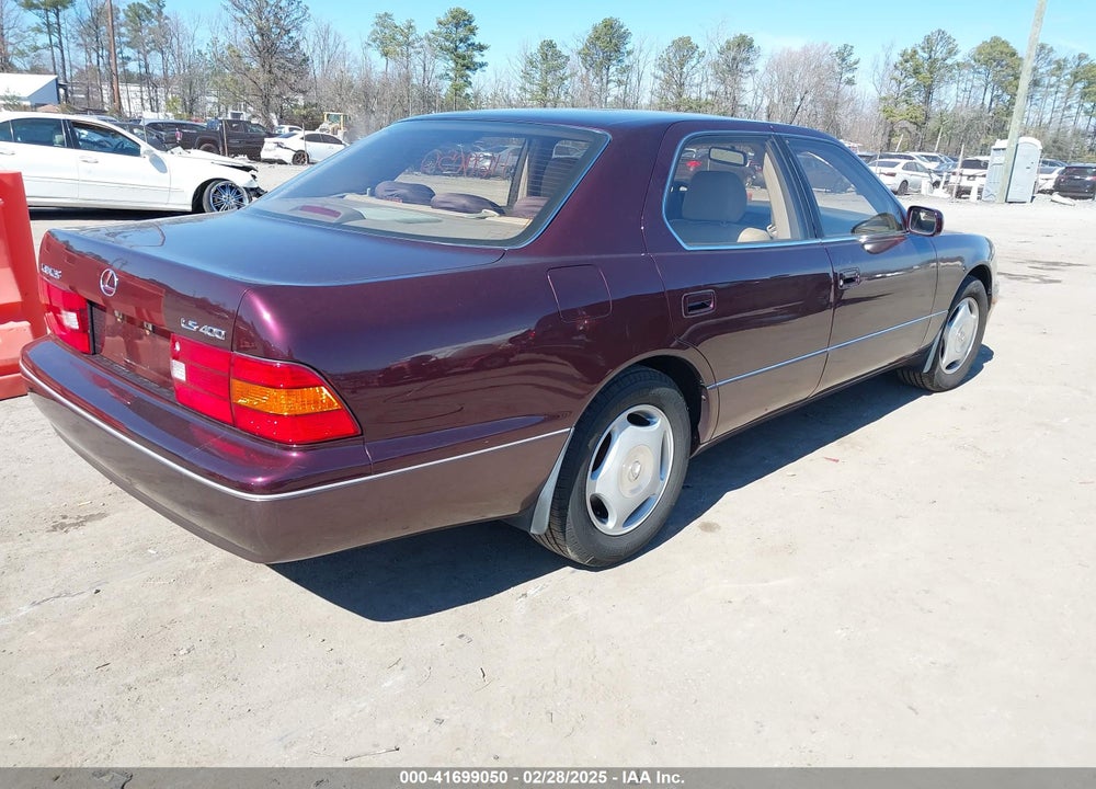 1998 LEXUS LS 400 VIN: JT8BH28F9W0103561