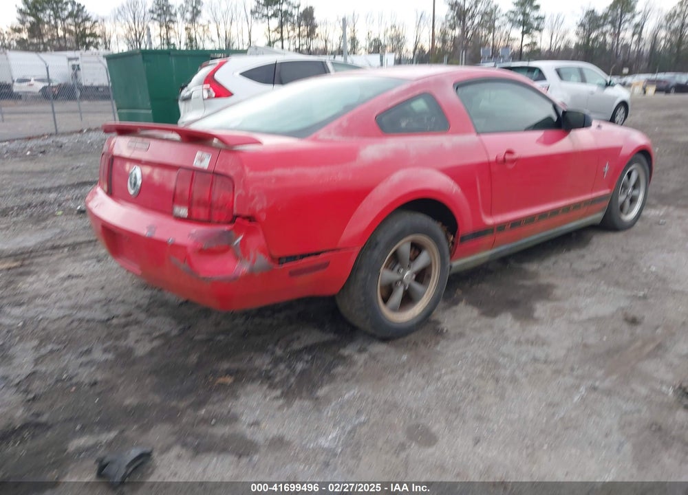 2006 FORD MUSTANG V6 VIN: 1ZVHT80N465163375