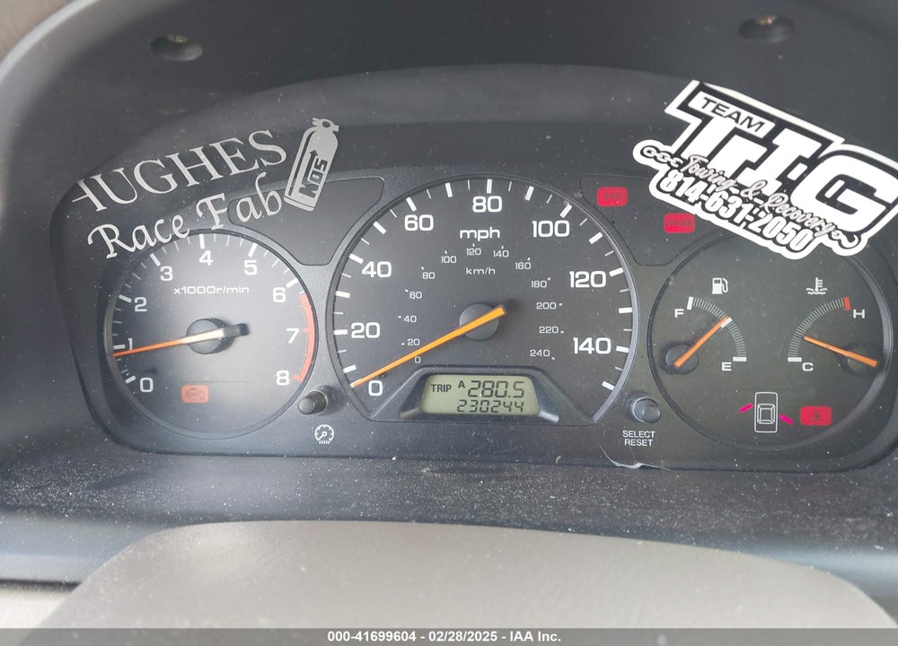 2001 HONDA ACCORD VIN: 1HGCG65801A058973