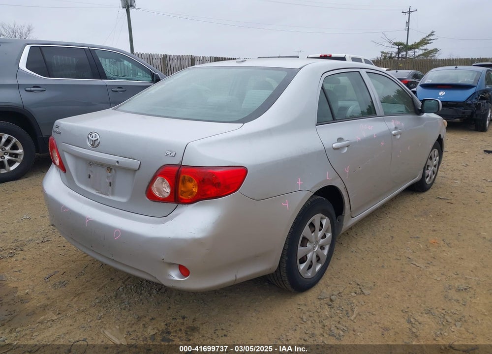 2009 TOYOTA COROLLA VIN: JTDBL40E799065312