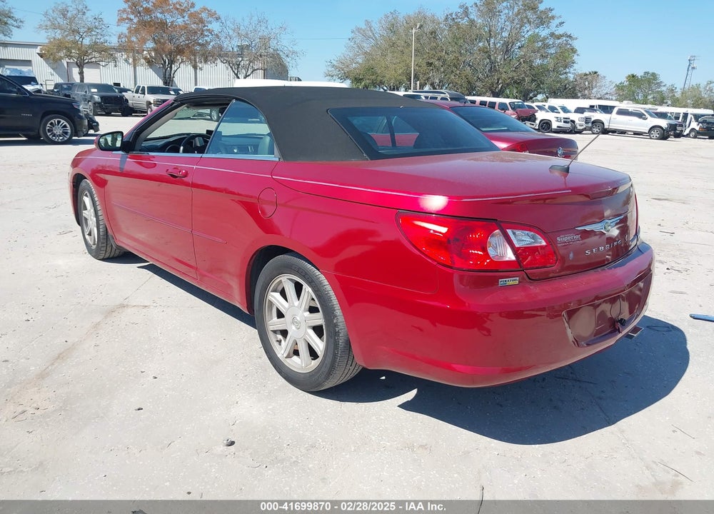 2008 CHRYSLER SEBRING VIN: 1C3LC55R08N291742
