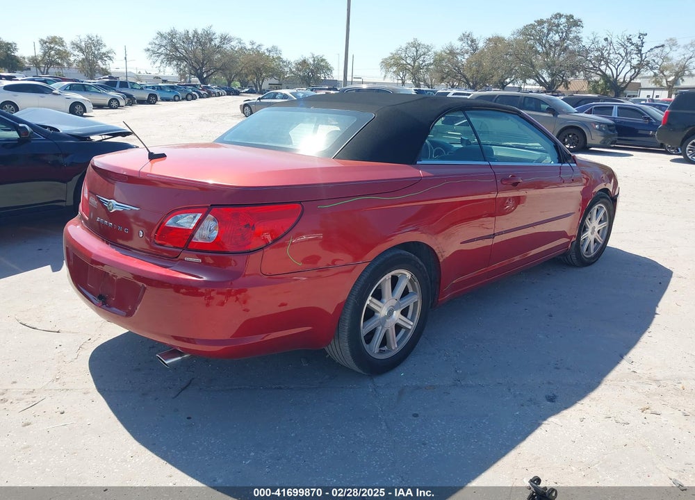 2008 CHRYSLER SEBRING VIN: 1C3LC55R08N291742