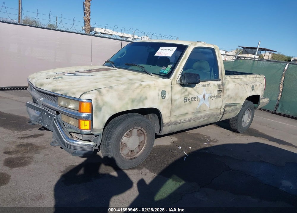 1995 CHEVROLET GMT-400 C1500 VIN: 1GCEC14K2SZ260851
