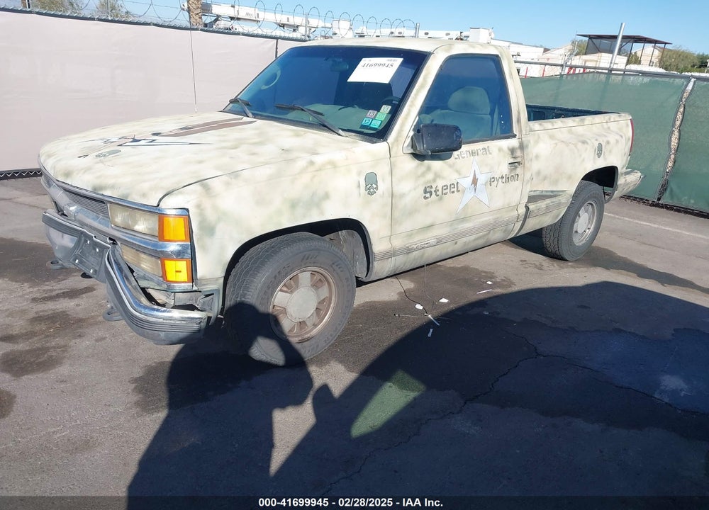 1995 CHEVROLET GMT-400 C1500 VIN: 1GCEC14K2SZ260851