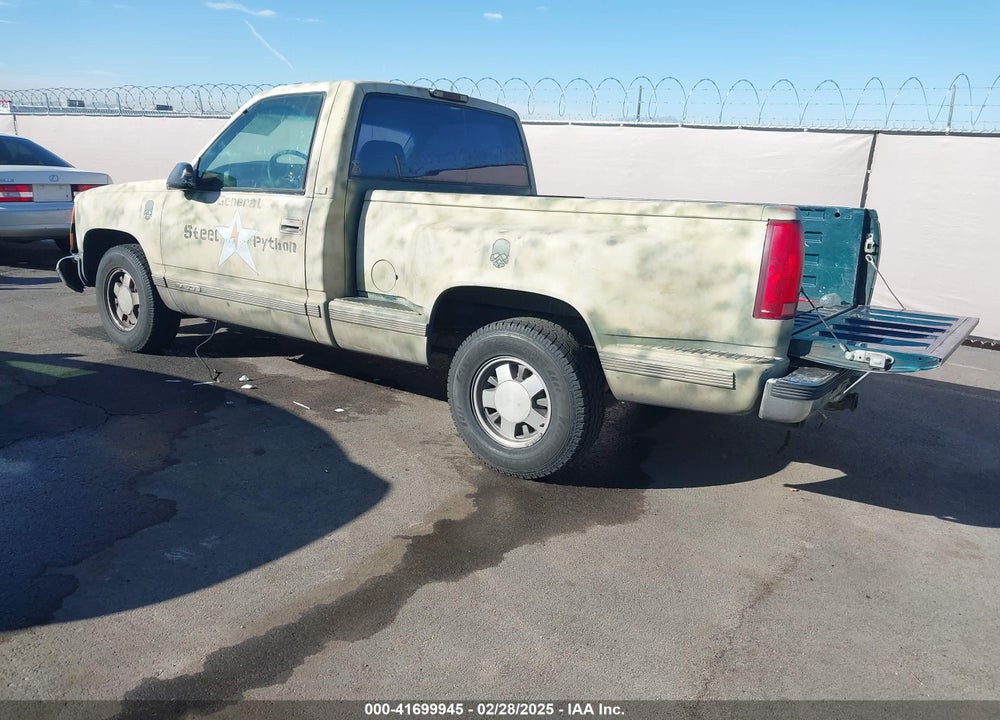 1995 CHEVROLET GMT-400 C1500 VIN: 1GCEC14K2SZ260851