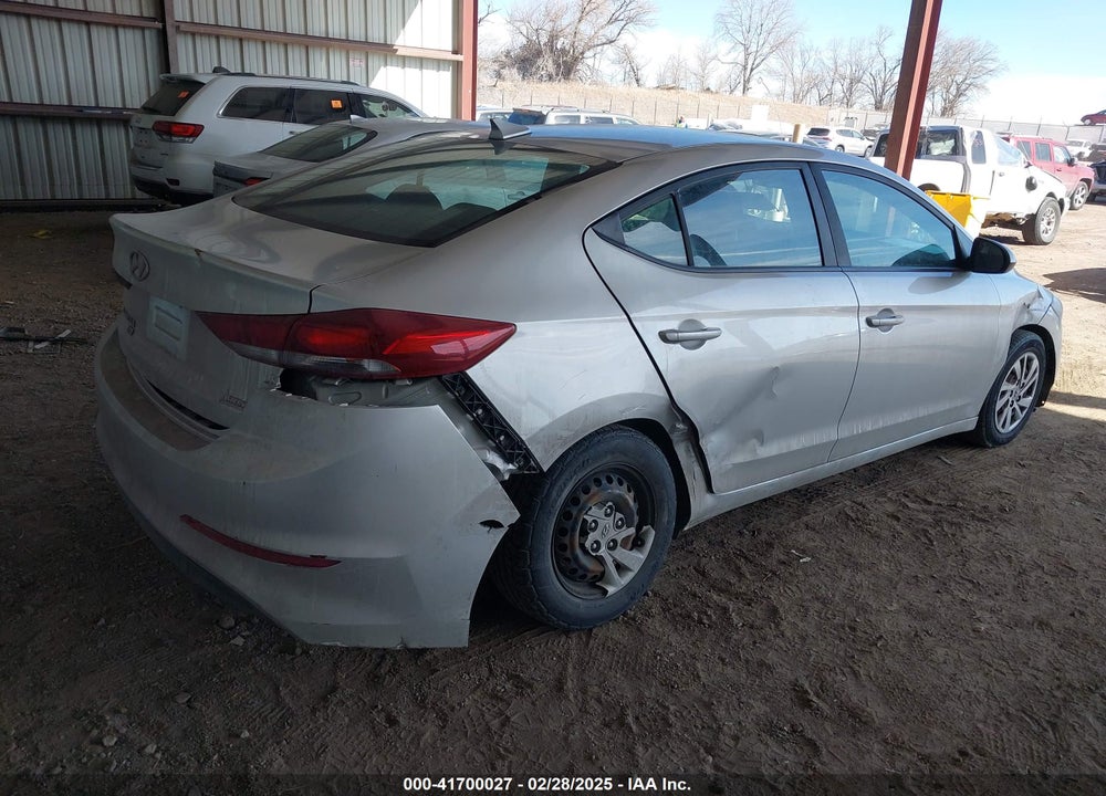 2017 HYUNDAI ELANTRA VIN: 5NPD74LF3HH166421