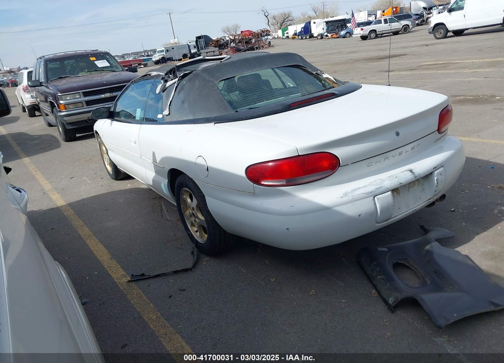1999 CHRYSLER SEBRING JXI VIN: 3C3EL55H3XT571296