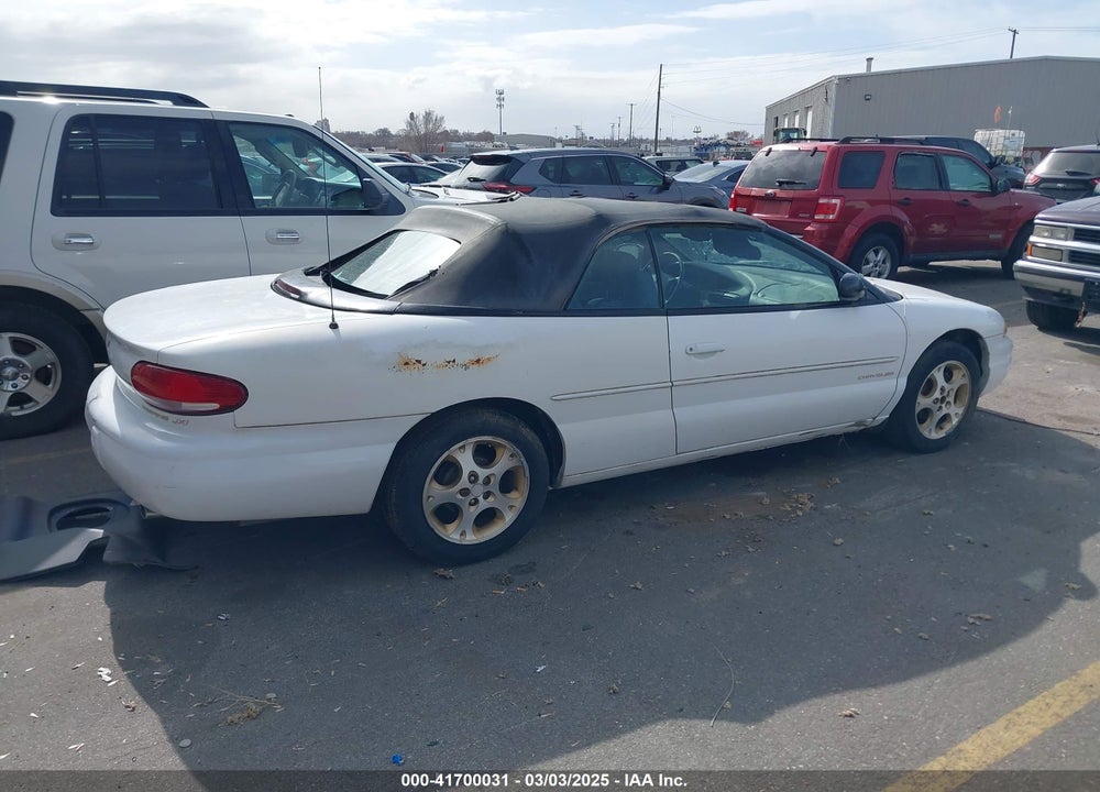 1999 CHRYSLER SEBRING JXI VIN: 3C3EL55H3XT571296